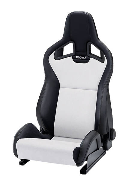 Fotel Sportowy RECARO Sportster CS z podgrzewaniem Artificial leather Black / Dinamica Silver