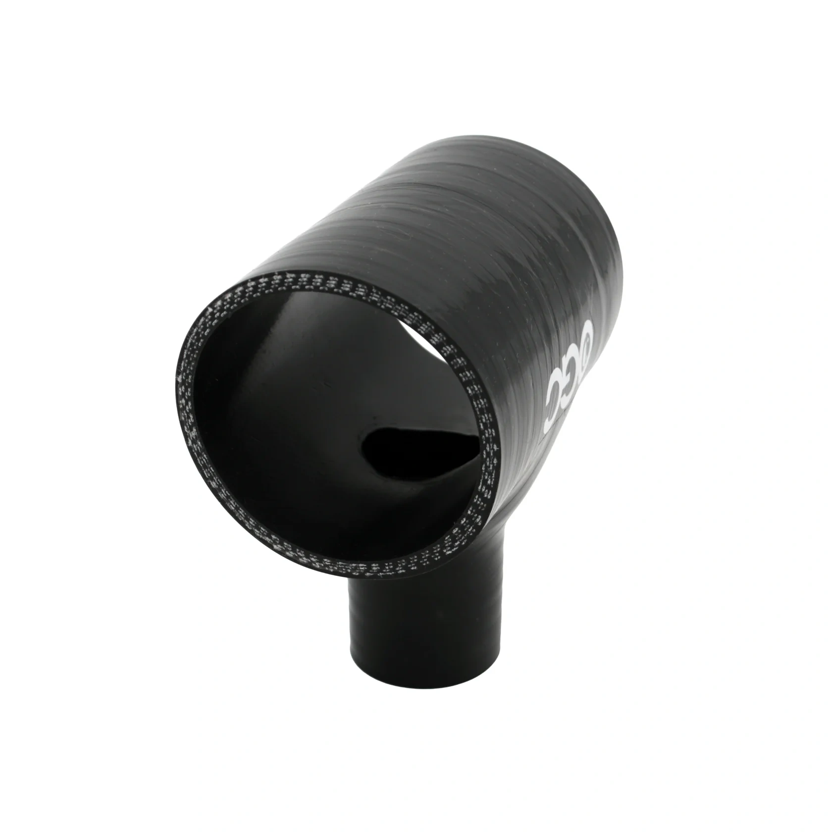 Łącznik, trójnik t-piece silikonowy OGC 70-25mm czarny