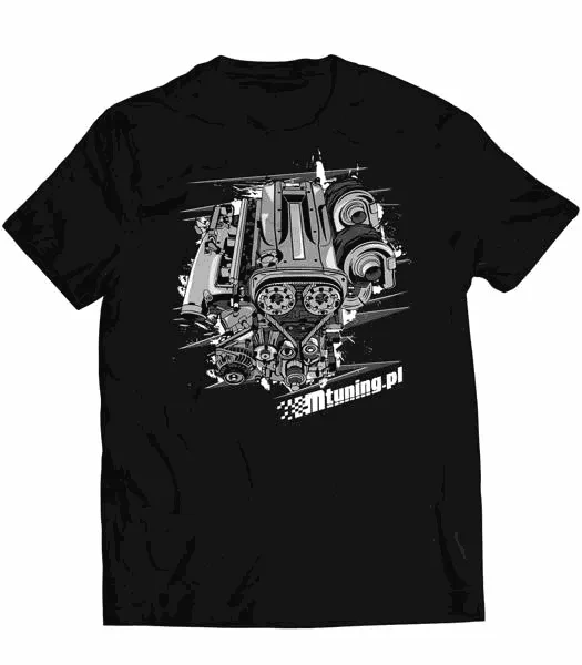 Koszulka T-Shirt MTuning Czarna Engine RB25 S