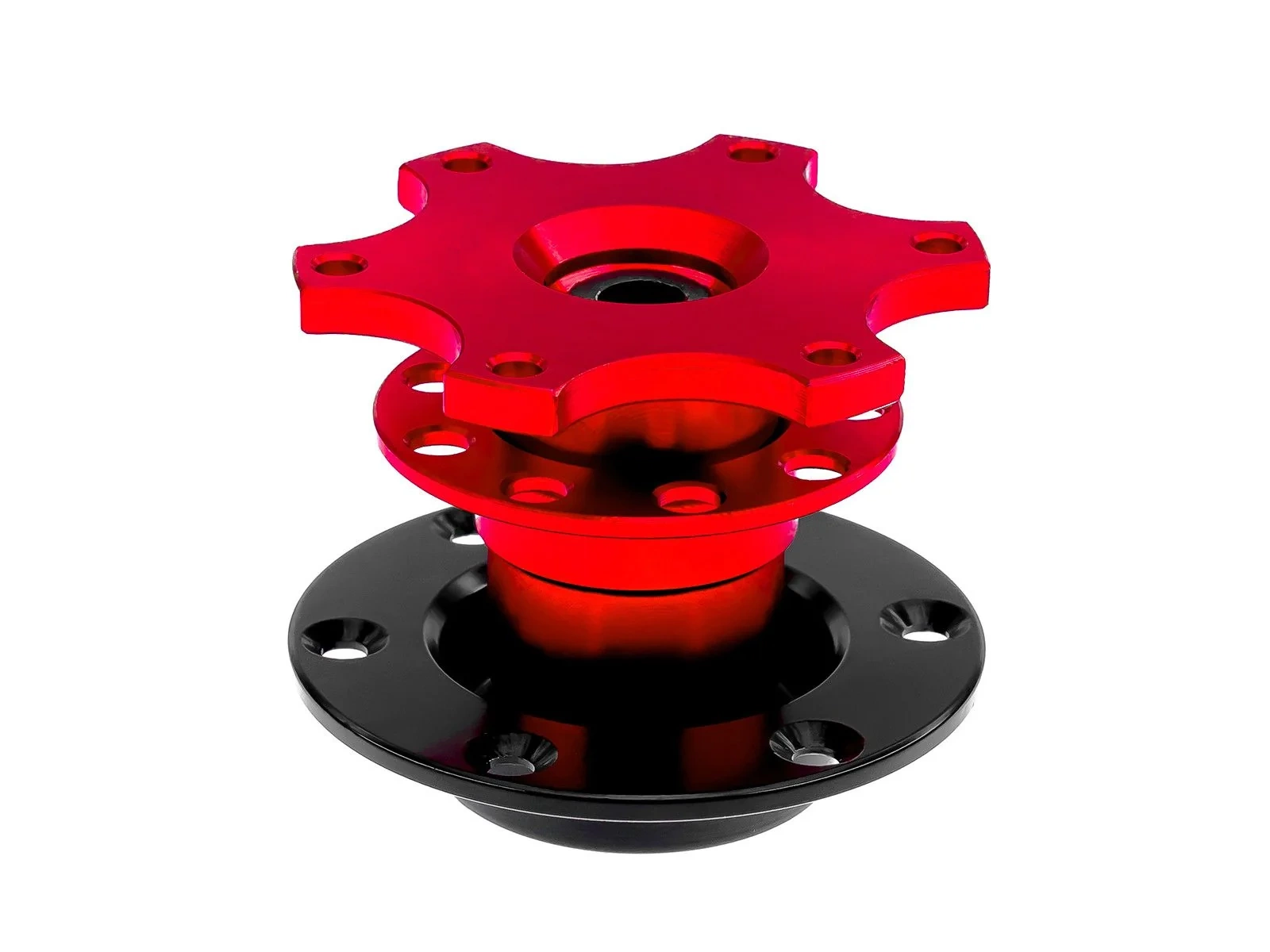 Rozpinka kierownicy JR Spec Quick Release 6-otworów Czerwona