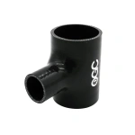 Łącznik, trójnik t-piece silikonowy OGC 63-32mm czarny