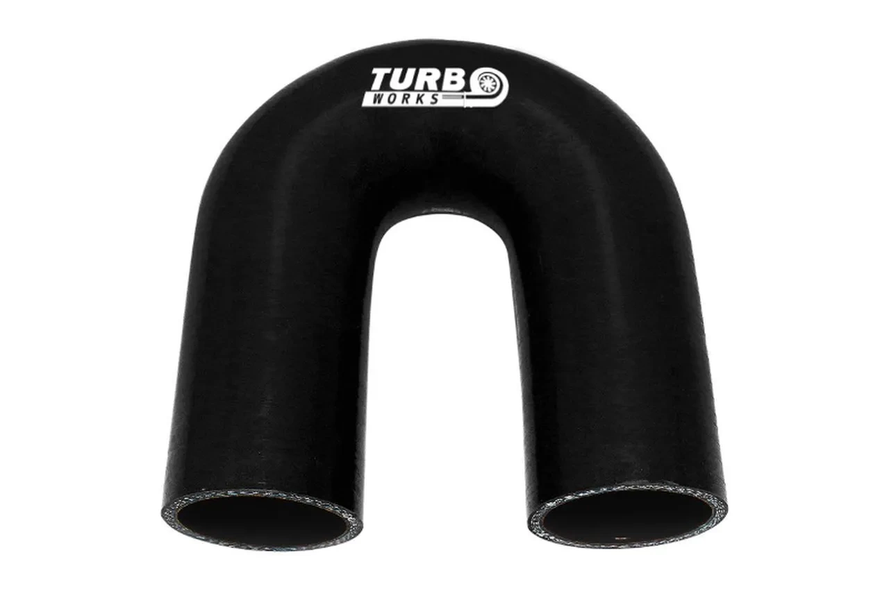 Kolanko 180st TurboWorks Black 25mm