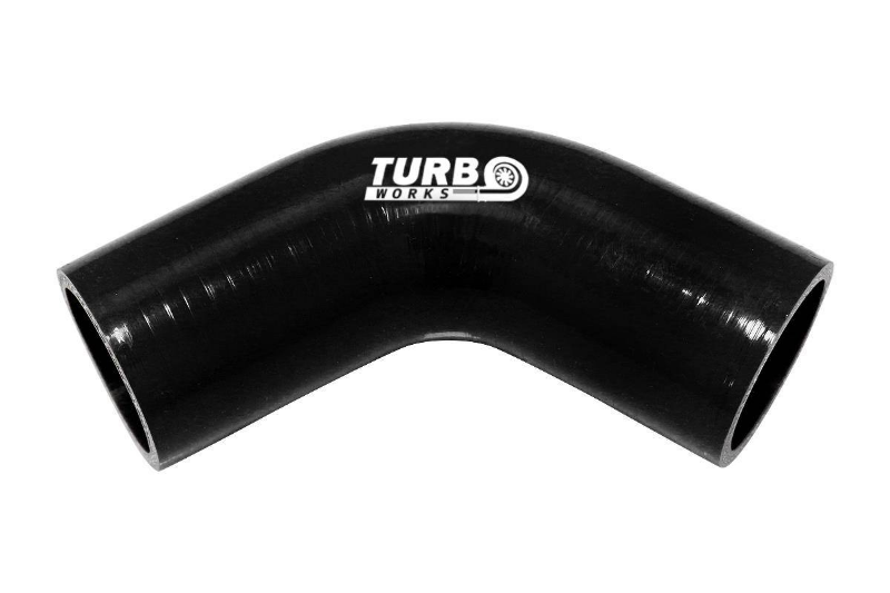 Kolanko 67st TurboWorks Black 102mm