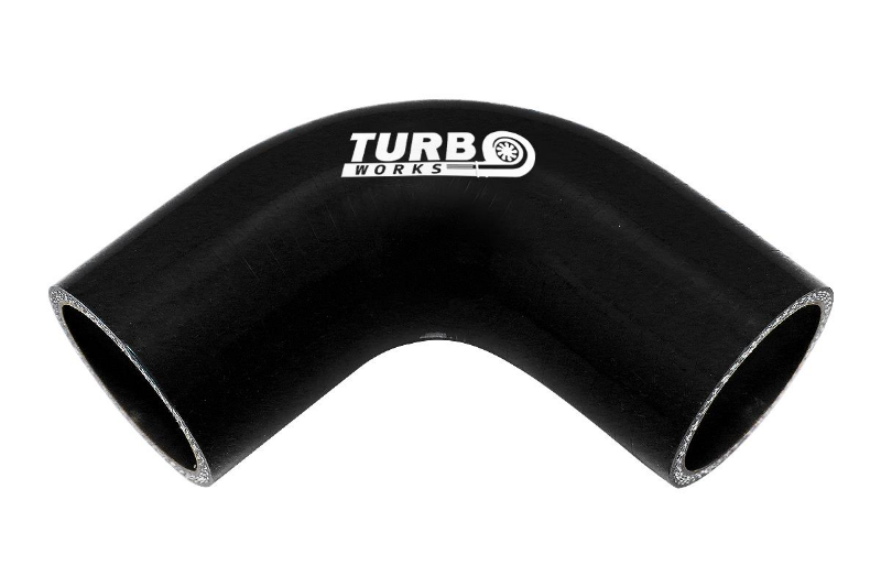 Kolanko 90st TurboWorks Black 114mm