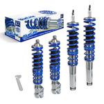 Zawieszenie gwintowane BlueLine VW Golf 3 / Vento / Cabrio 1991–2002 z TÜV