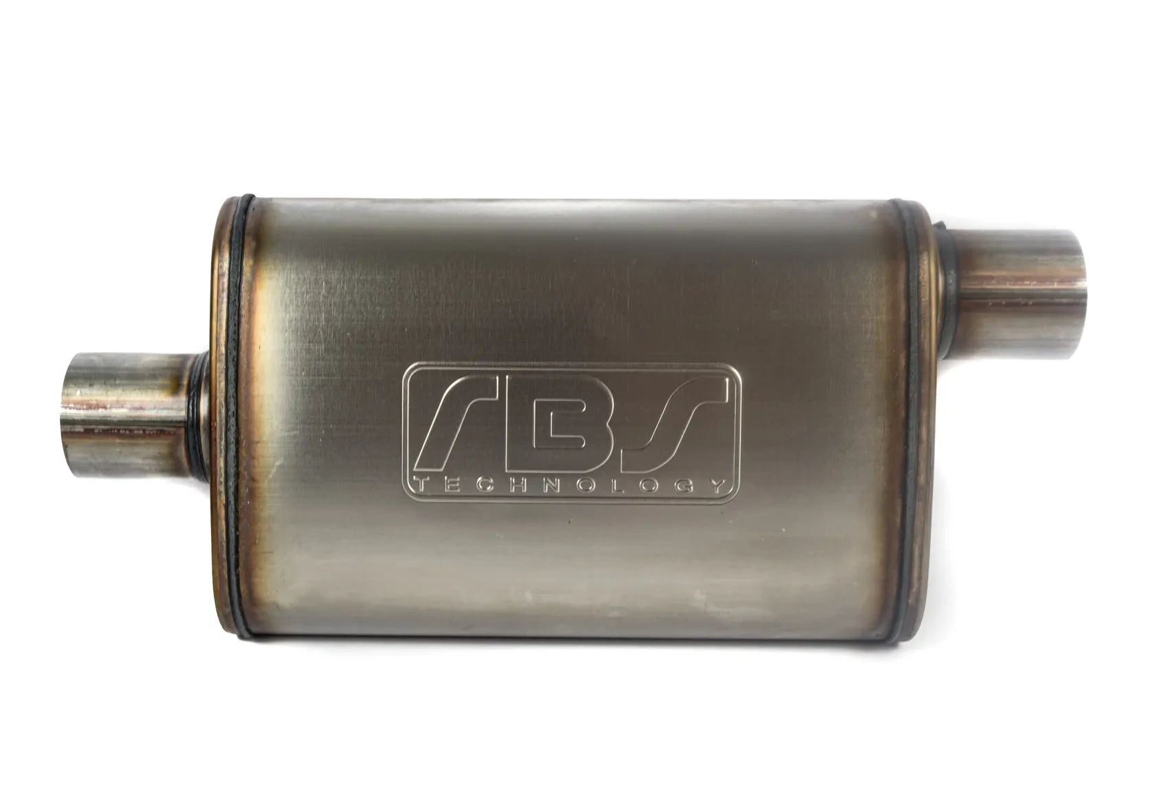 Tłumik sportowy owalny przelotowy RBS 63mm 2,5" S/C OWAL