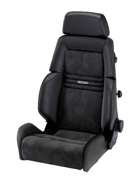 Fotel Sportowy RECARO Expert M (LT/W) Artista Black / Artificial leather Black (=Miles)