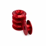 Zapinki zderzaka, klapy quick release – czerwone