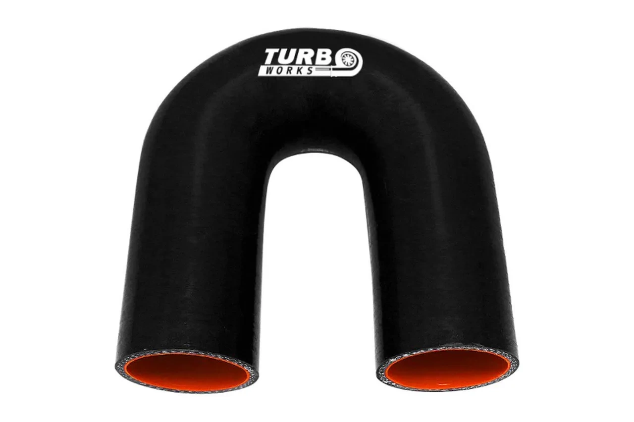 Kolanko 180st TurboWorks Pro Black 35mm