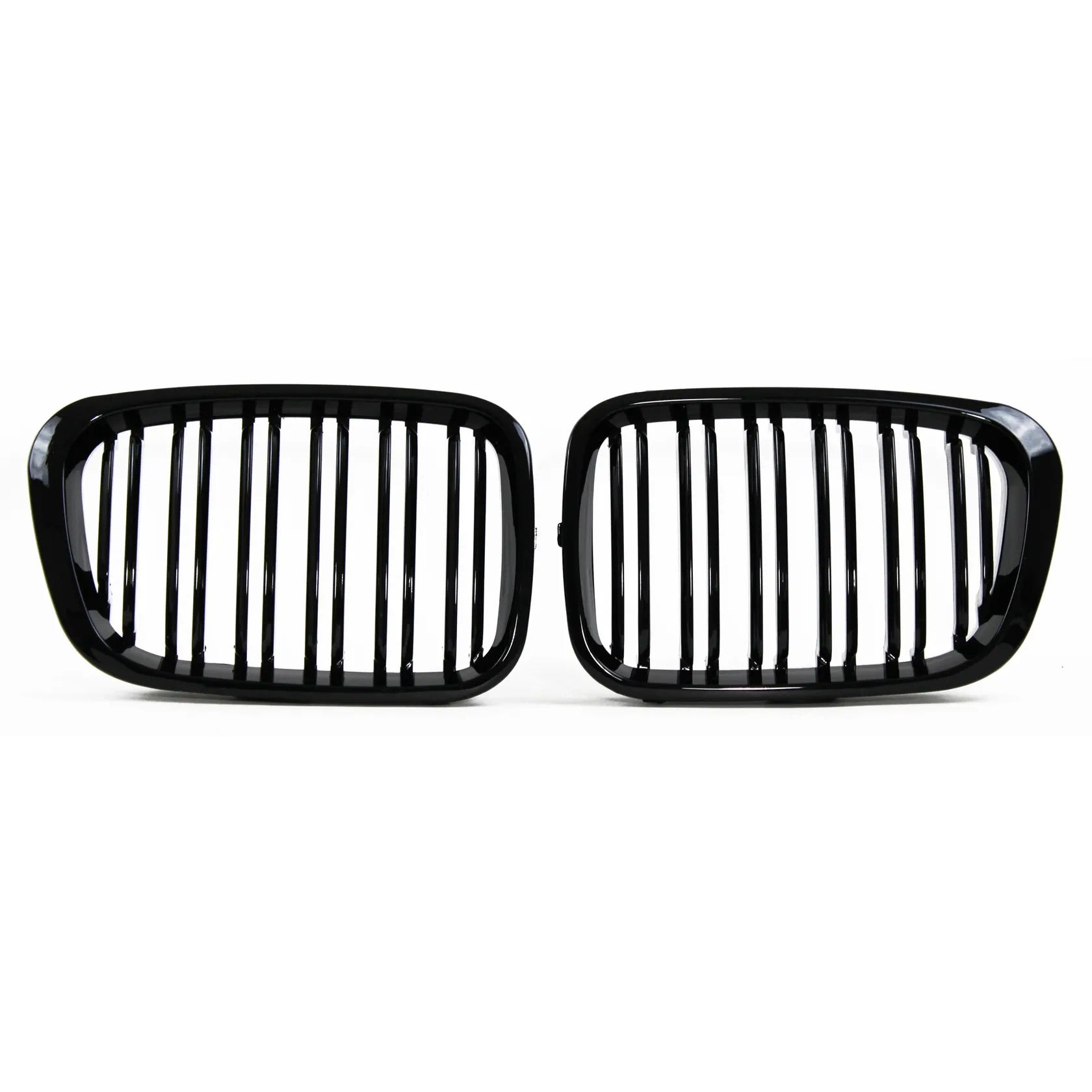 Grill przedni nerki M-look czarny połysk BMW 3 E46 Sedan Touring 1998–2001 przed-lift