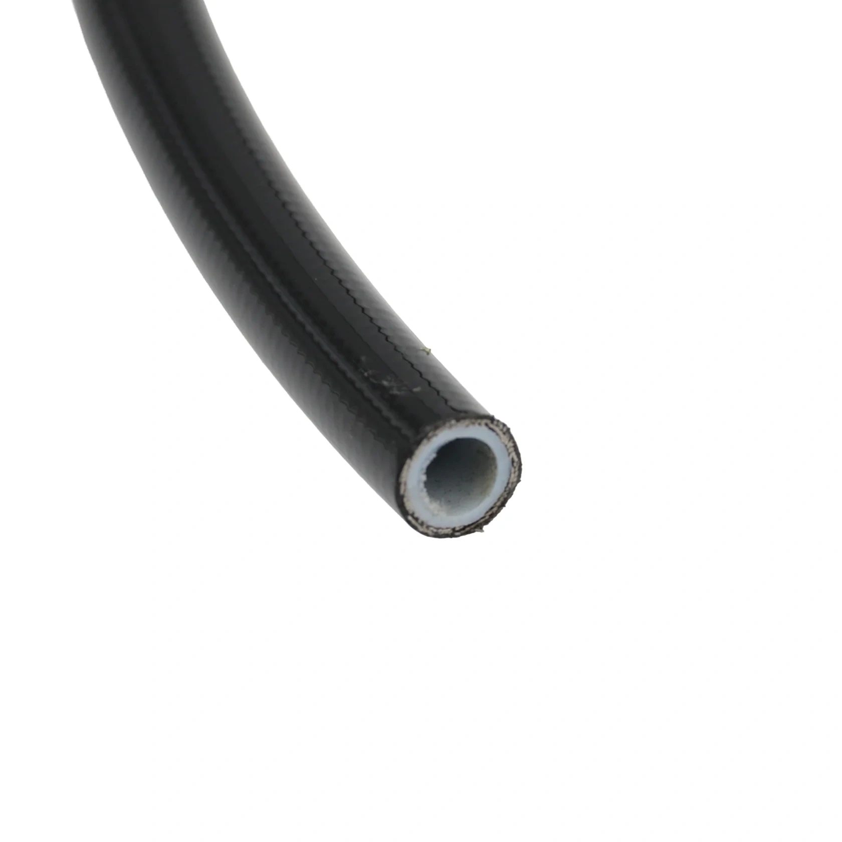 Przewód teflonowy PTFE AN3 4 mm w podwójnym oplocie Stal SS + PVC