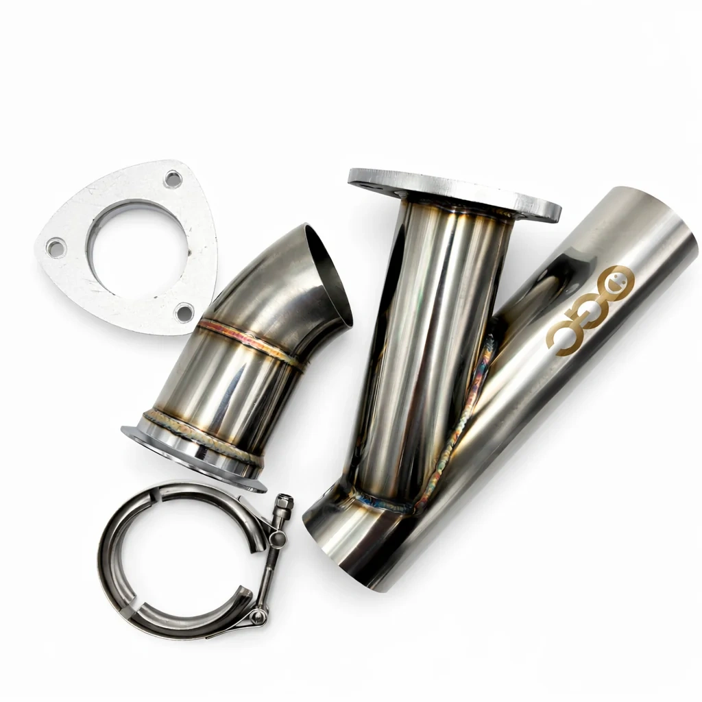 Przepustnica wydechu elektryczna 3″ 76mm V-band pilot i przełącznik