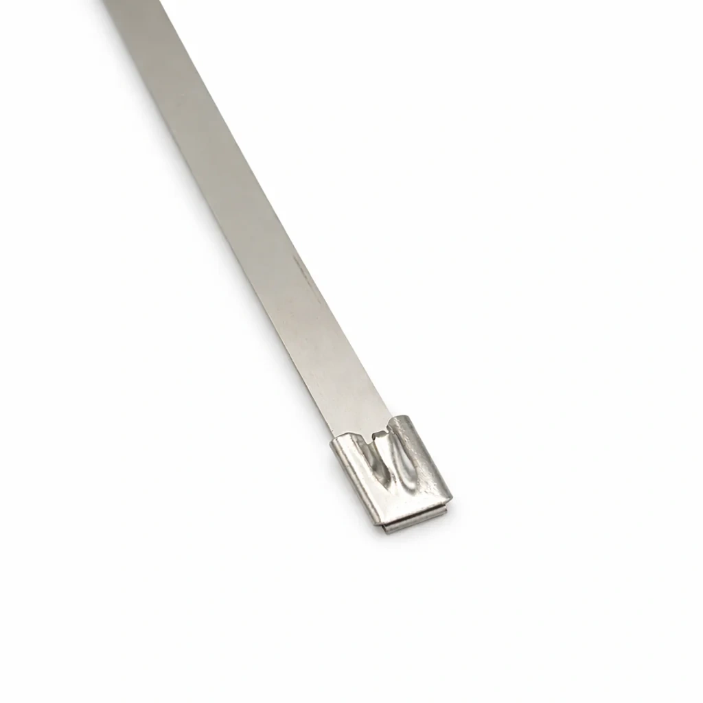 Metalowa opaska zaciskowa ball-lock 7,9 x 300 mm