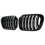 Grill przedni nerki M-look czarny połysk BMW 3 E46 Coupe Cabrio 1999–2003