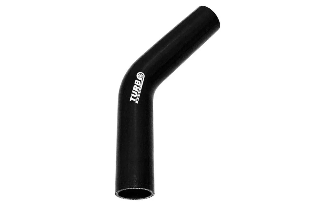 Kolanko 45st TurboWorks Black 15mm XL