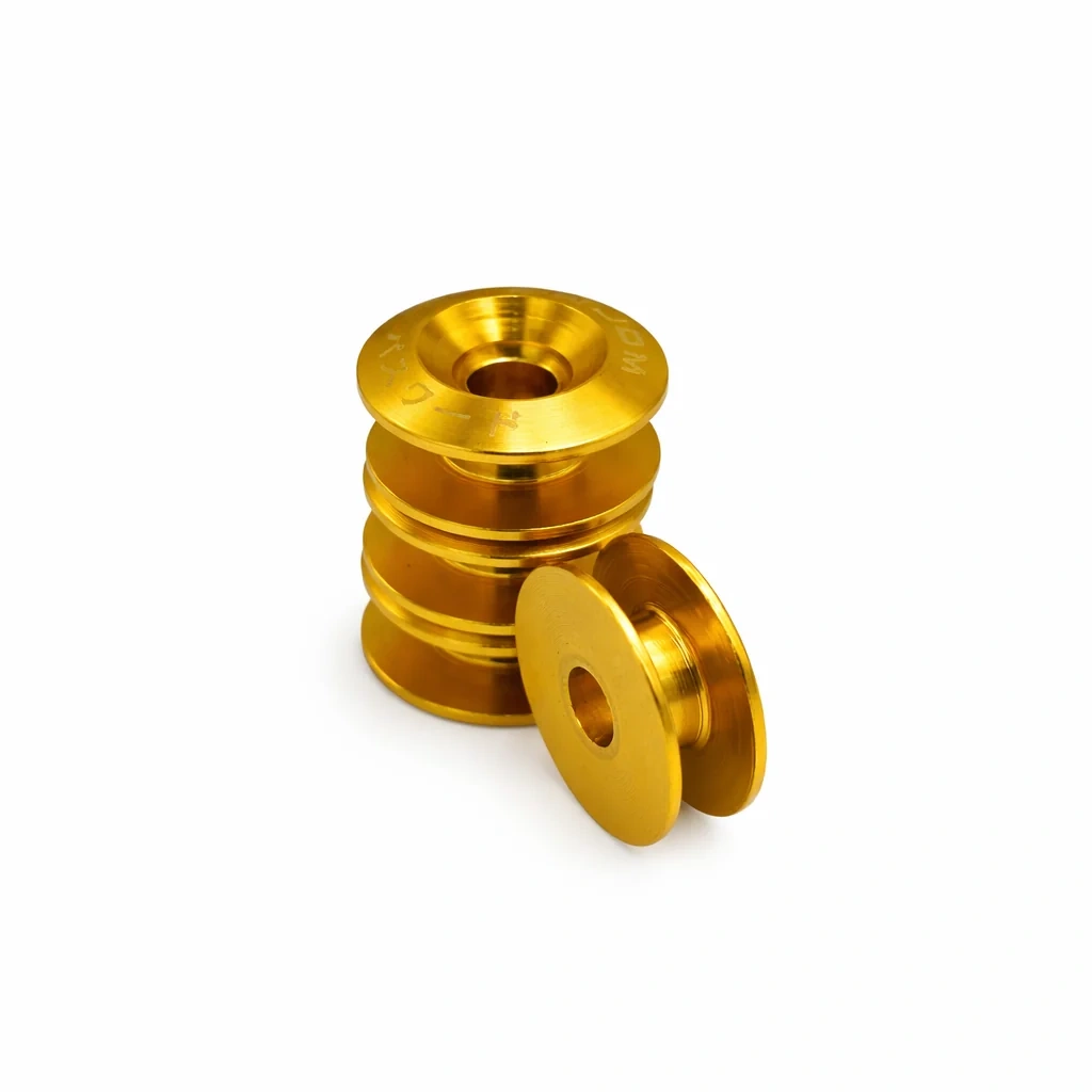 Zapinki zderzaka, klapy quick release – Złote