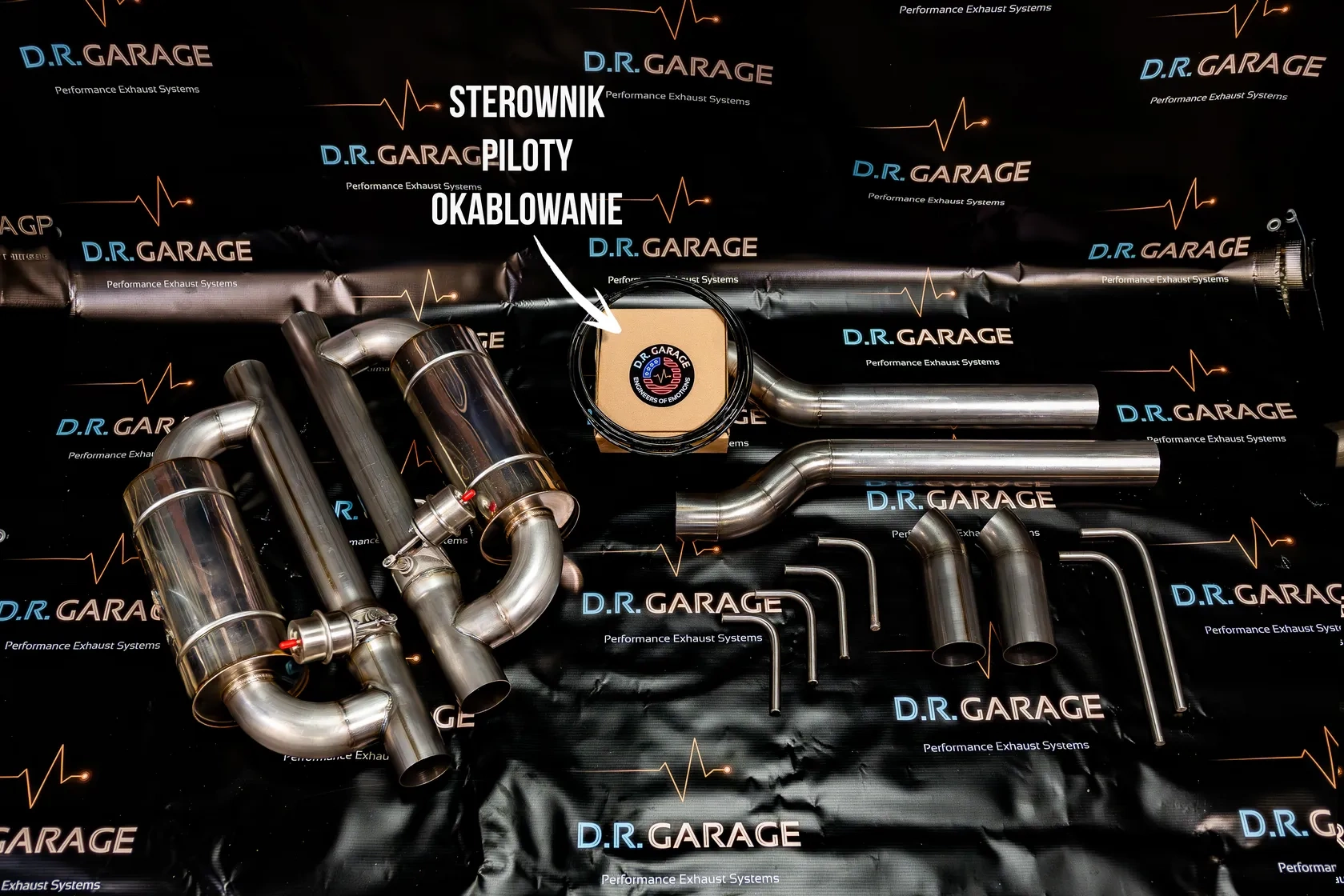 Zestaw Tłumików Aktywnych do Jeep Grand Cherokee 3.6/5.7/6.4 (2011-2022) – dedykowany układ wydechowy z Regulacją Dźwięku