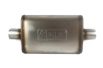 Tłumik sportowy owalny przelotowy RBS 63mm 2,5" center/center OWAL
