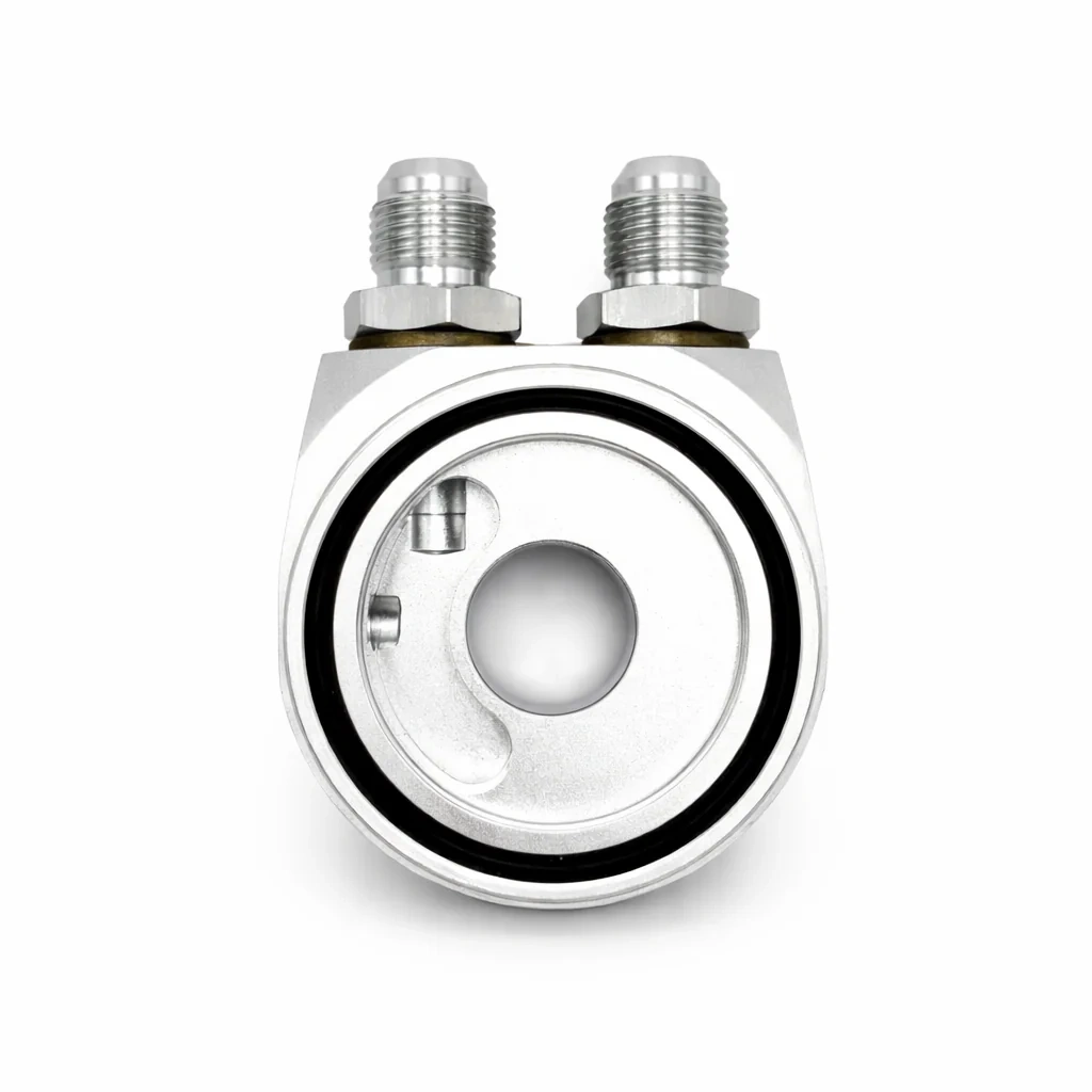 Podstawa adapter filtra oleju z wyjściem na chłodnicę AN8 OGC