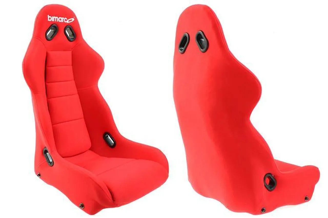 Fotel Sportowy Bimarco Cobra III Welur Red