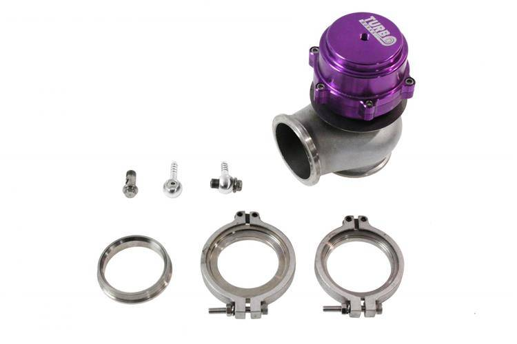 Wastegate zewnętrzny TurboWorks 60mm 2.2 Bar V-Band Fioletowy