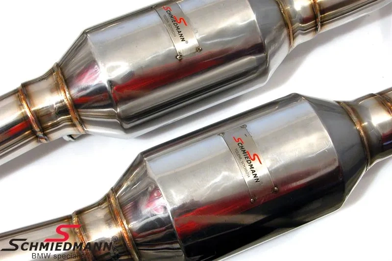 SCHMIEDMANN BMW E39 Dedykowany układ wydechowy KATALIZATORY EURO 4 M54/M52 Sportowy