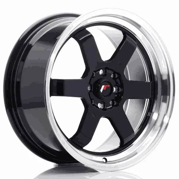 JR Wheels JR12 17x8 ET33 4x100/114 Gloss Black