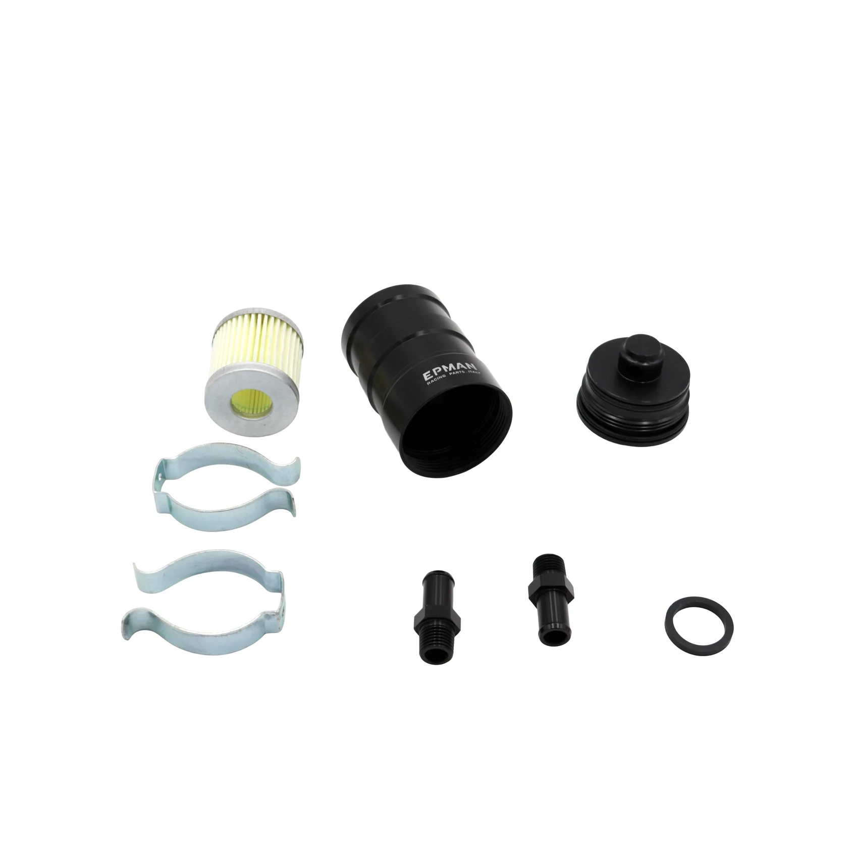 Zewnętrzny filtr paliwa EPMAN 12mm Uniwersalny Czarny 10 mikronów