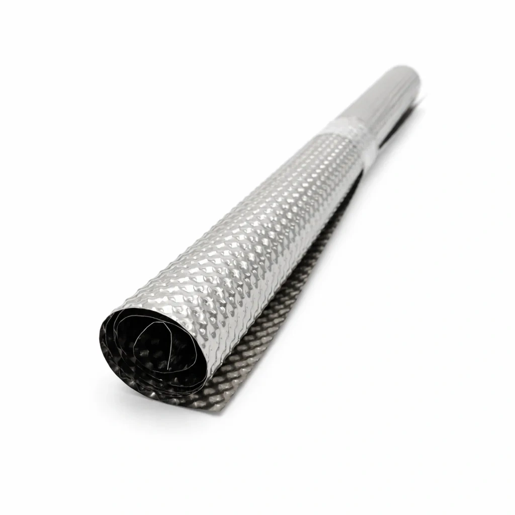 Osłona termiczna nierdzewna 0.15mm 50x50cm