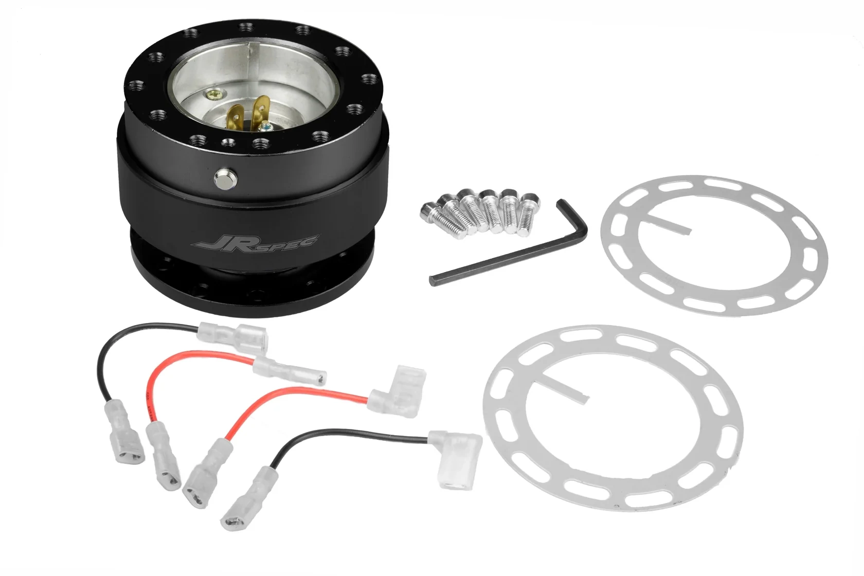 Rozpinka kierownicy JR Spec Quick Release 12-otworów Czarna