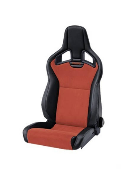 Fotel Sportowy RECARO Cross Sportster CS z podgrzewaniem Artificial leather Black / Dinamica Red