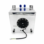 Bezpieczny Zbiornik Paliwa 20L Aluminiowy - Srebrny z czujnikiem poziomu