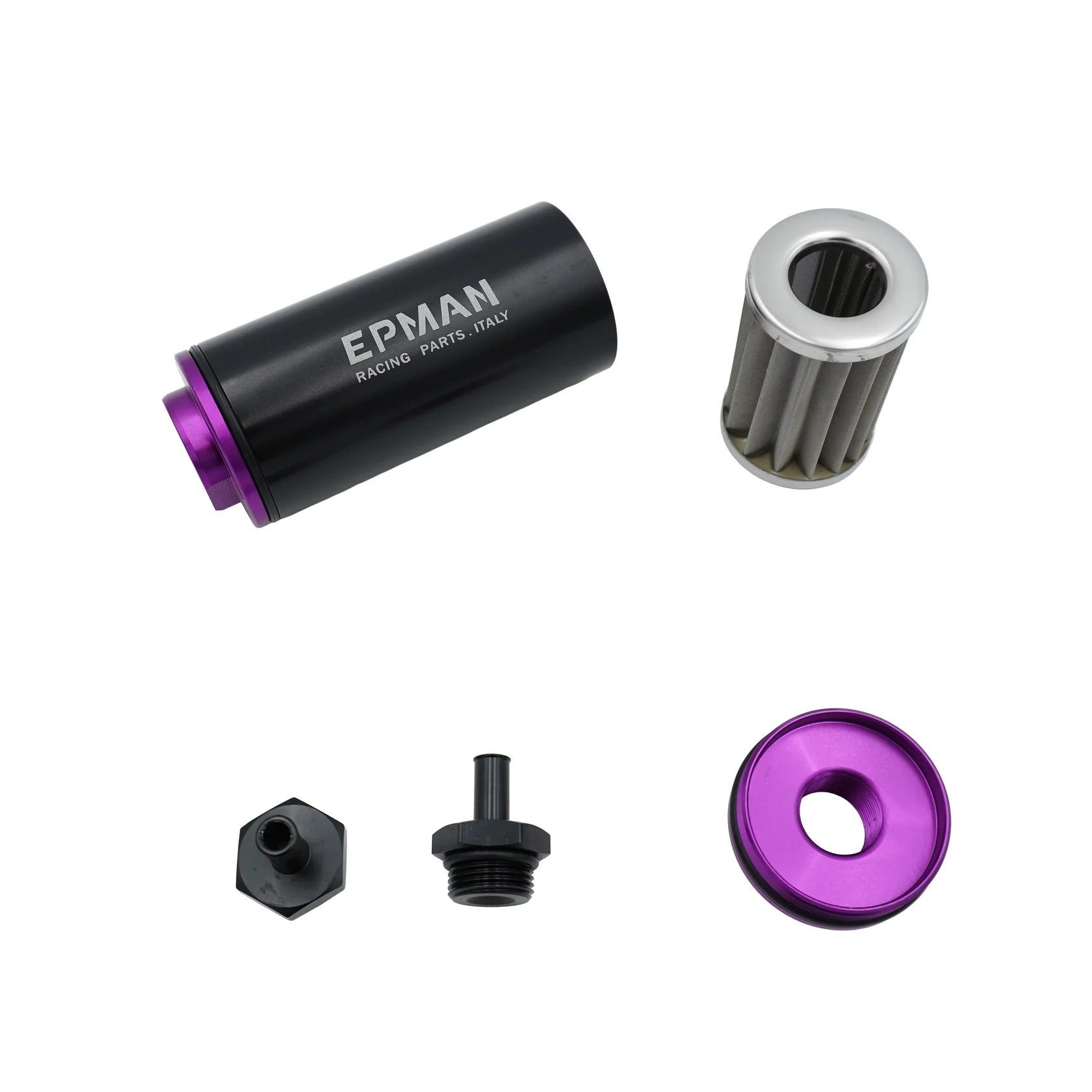 Filtr paliwa EPMAN 8.6mm Wstępny Zewnętrzny Czarny 100 mikronów