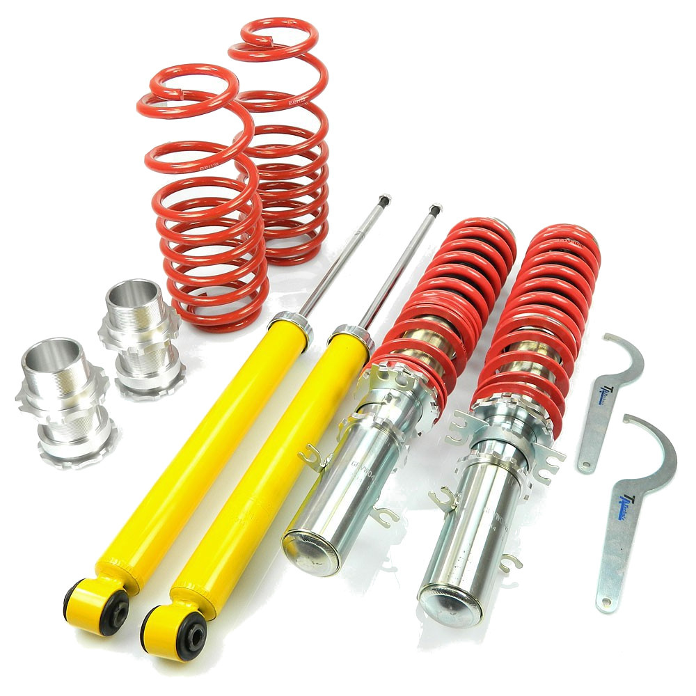 TA Technix zawieszenie gwintowane pasujące do Audi TT, TT Roadster z napędem na 2 koła (8N) / Seat Leon Cupra z napędem na 2 koła (1M) / Skoda Octavia I RS (1U)