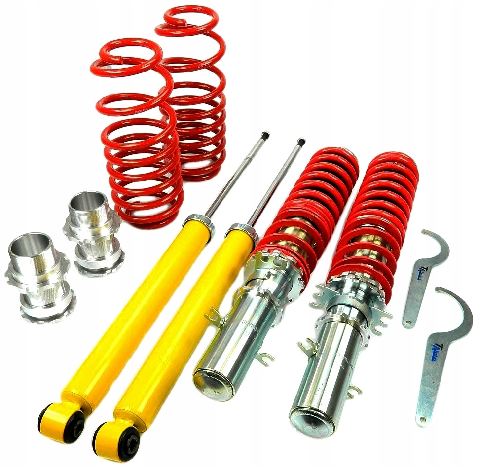 TA Technix zawieszenie gwintowane pasujące do Audi A3 / Seat Leon, Toledo II / Skoda Octavia I / VW Bora, Golf IV, New Beetle