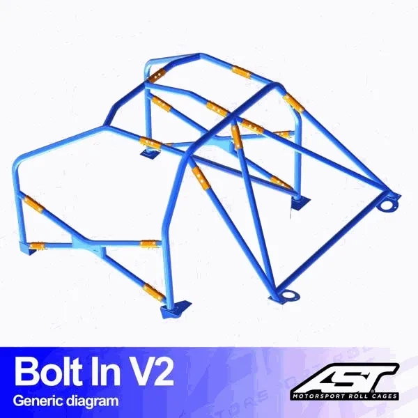 Klatka bezpieczeństwa OPEL Manta (B) 3-drzwiowa Coupe skręcana w V2