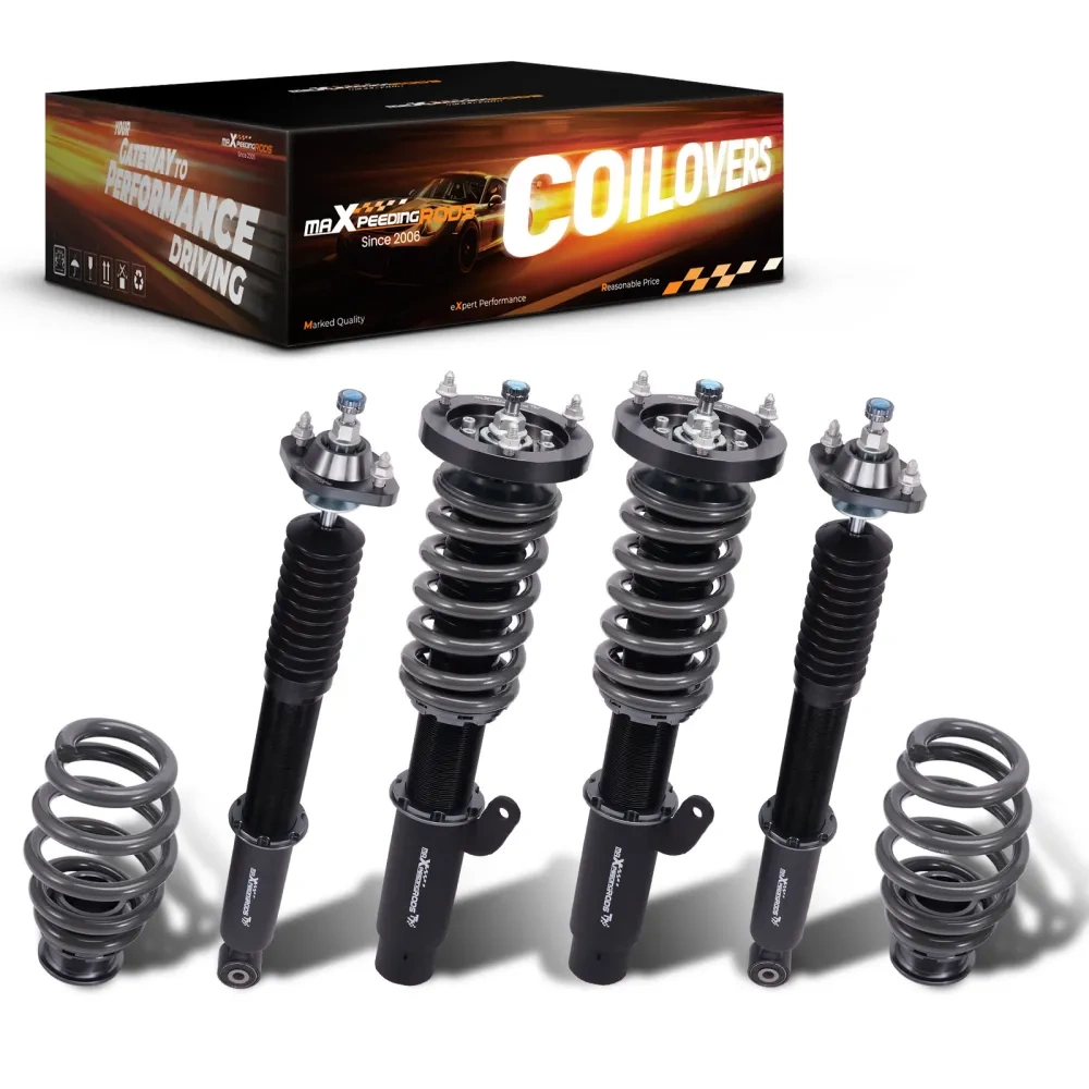 Zawieszenie gwintowane do BMW E46 T7 Regulacja twardości CAMBER PLATE Maxpeedingrods