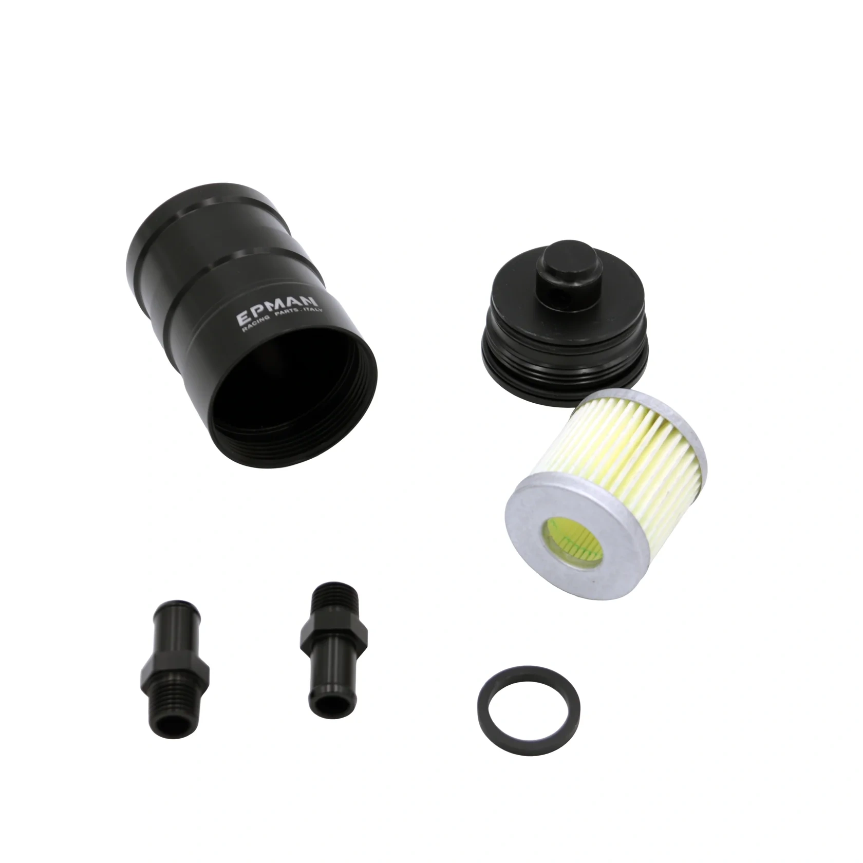 Zewnętrzny filtr paliwa EPMAN 12mm Uniwersalny Czarny 10 mikronów
