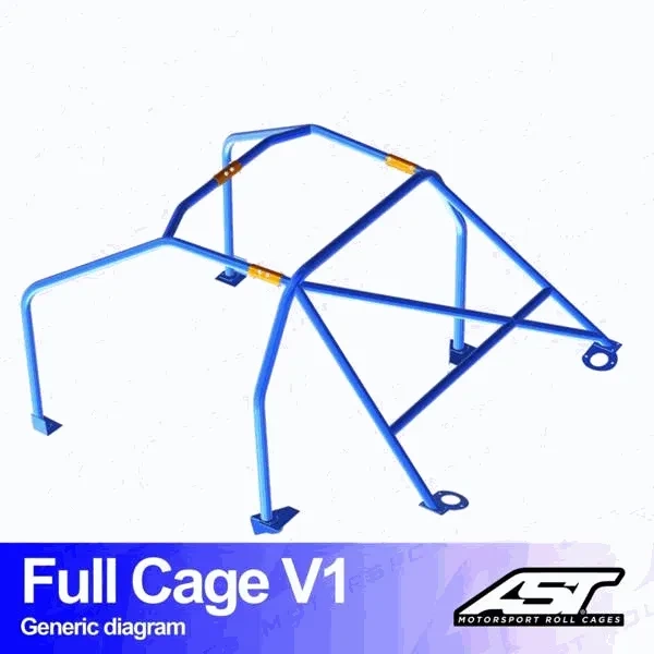 Klatka bezpieczeństwa PEUGEOT 407 Coupe (6C/J ) 2-drzwiowa Coupe pełna klatka V1