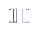 Panewki n47 BMW 1 2 3 4 5 x1 x2 x3 2.0D STD 77951600 ks kolbenschmidt
