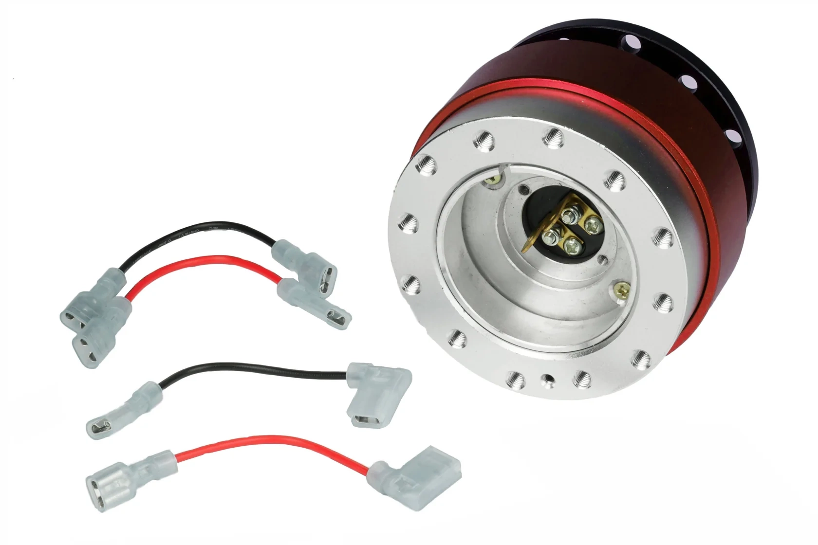 Rozpinka kierownicy JR Spec Quick Release 12-otworów Czerwona