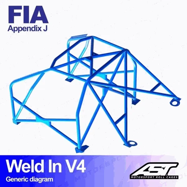 Klatka bezpieczeństwa FORD Focus (Mk1) 3-drzwiowa Hatchback FWD spawana w V4