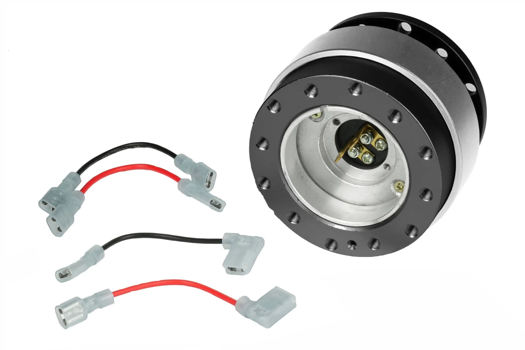 Rozpinka kierownicy JR Spec Quick Release 12-otworów Srebrna