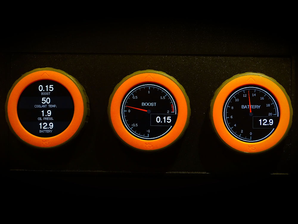 MDV GAUGE - zegar cyfrowy