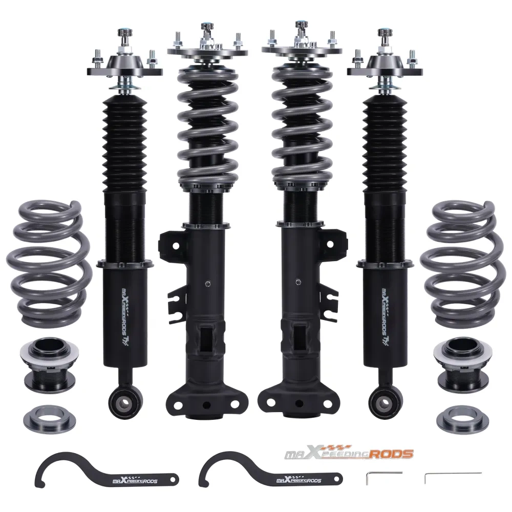 Zawieszenie gwintowane do BMW E36 T7 Regulacja twardości CAMBER PLATE Maxpeedingrods