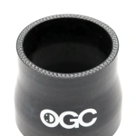 Redukcja silikonowy prosta OGC 76-89mm czarna