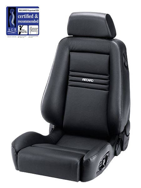 Fotel Sportowy RECARO Ergomed ES Clima Leather Black