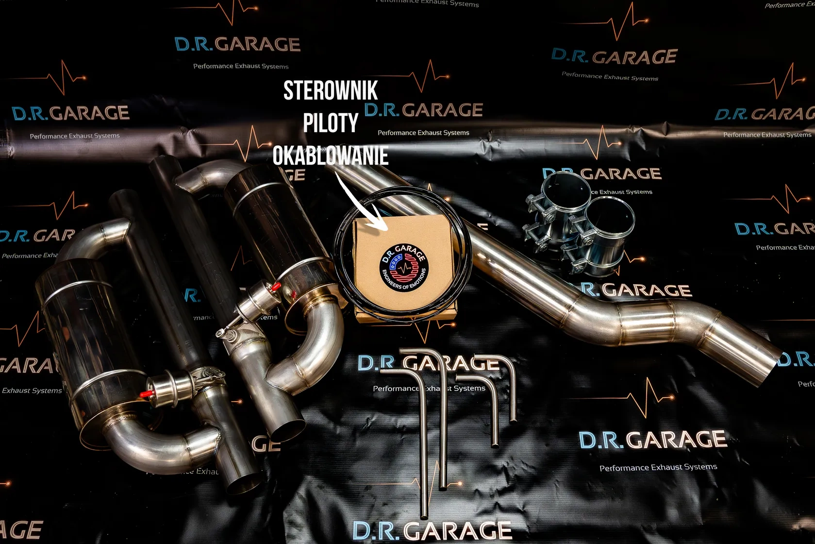 Zestaw Tłumików Aktywnych do DODGE RAM 1500 V gen 5.7 (2018-2024) – dedykowany układ wydechowy z Regulacją Dźwięku