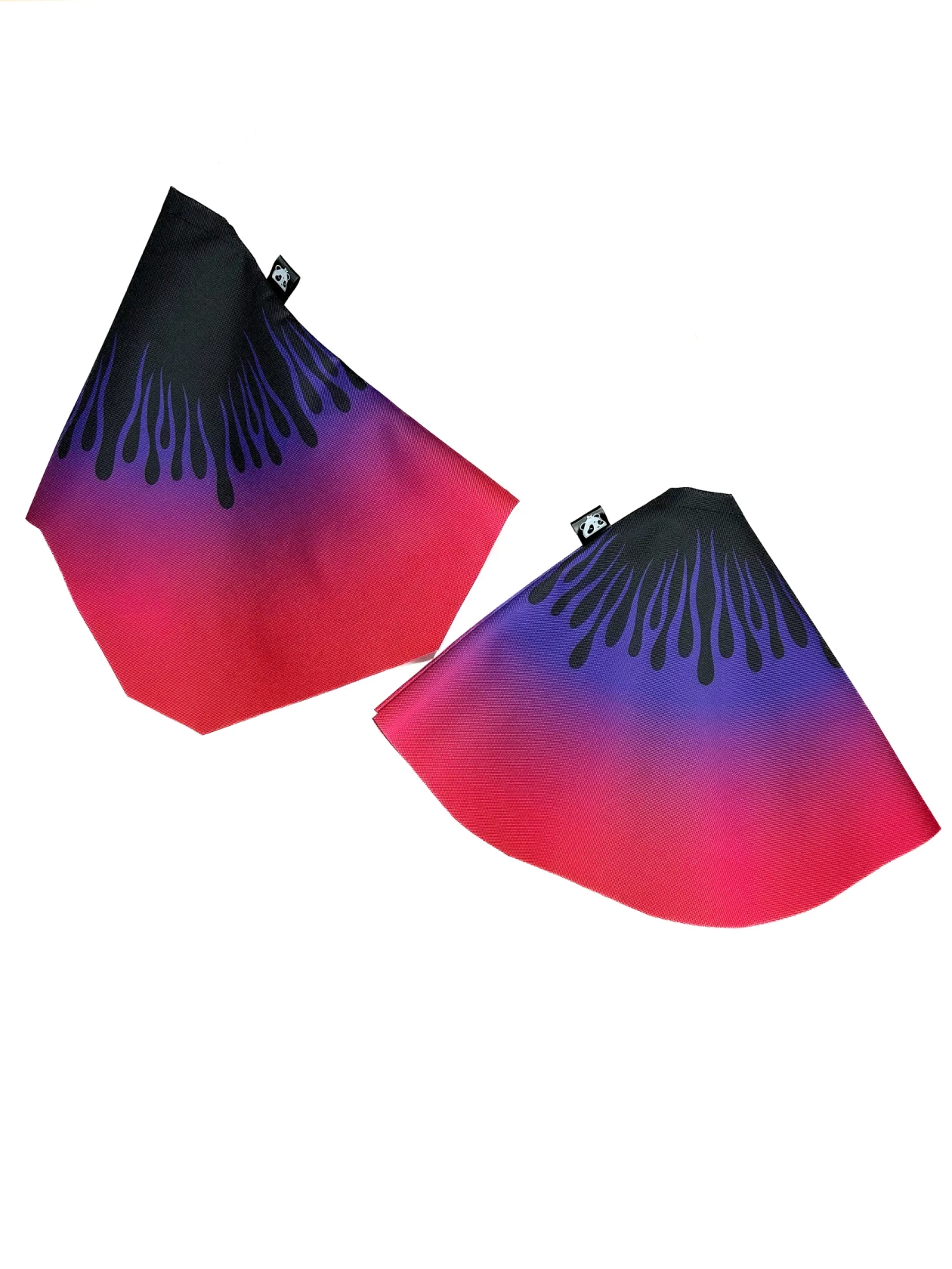 Mieszek skrzyni biegów oraz ręcznego Purple Panda Granatowo Czerwony Płomień