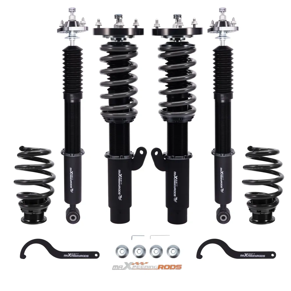Zawieszenie gwintowane do BMW E46 T7 Regulacja twardości CAMBER PLATE Maxpeedingrods